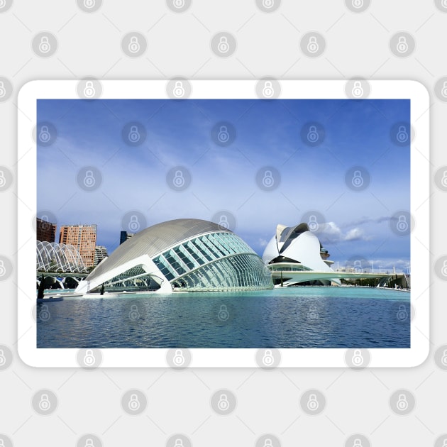 City of Arts and Sciences Valencia Sticker by SHappe